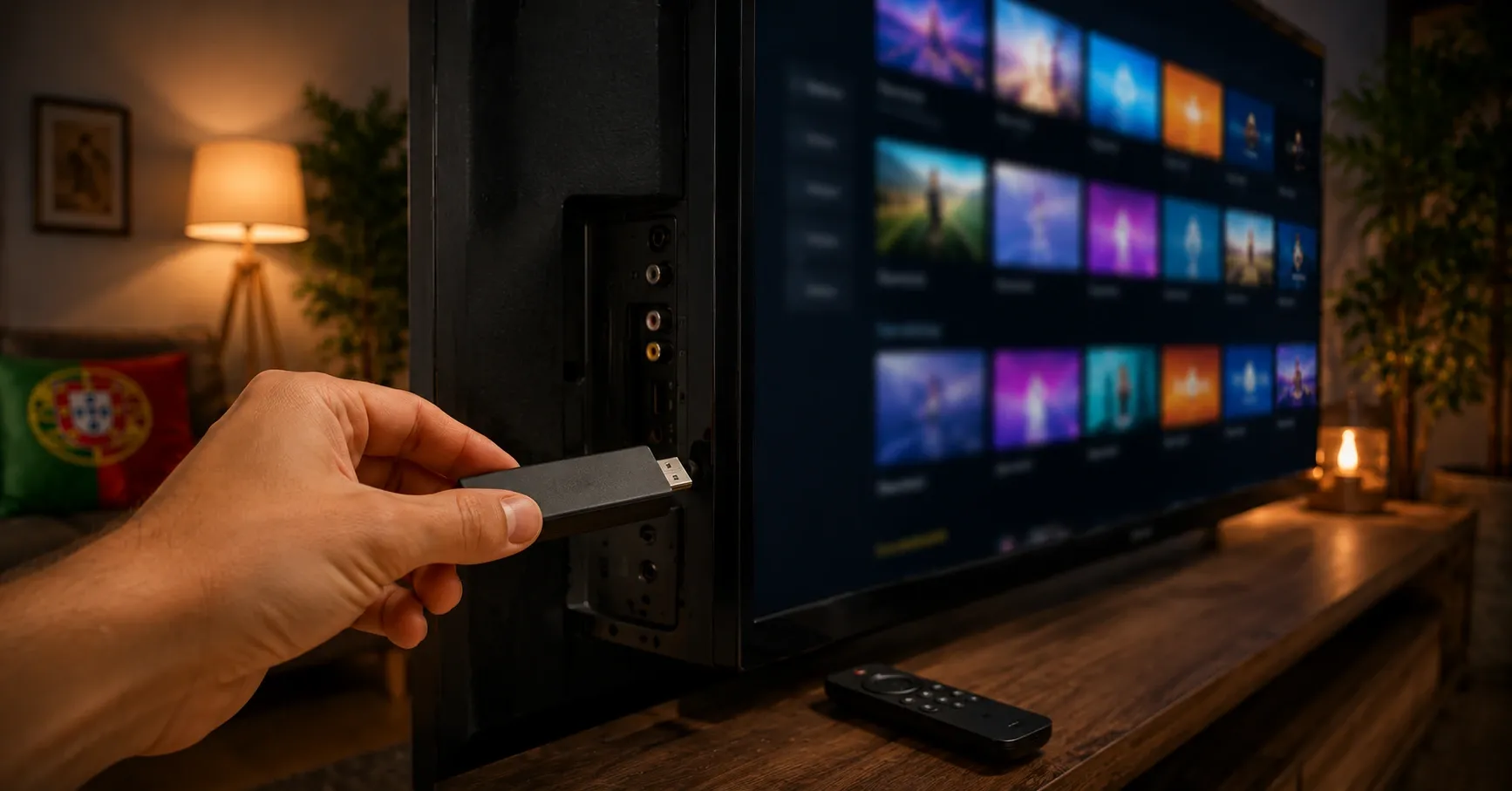 IPTV Fire Stick Portugal 2026 — guia completo, jailbreak e instalação