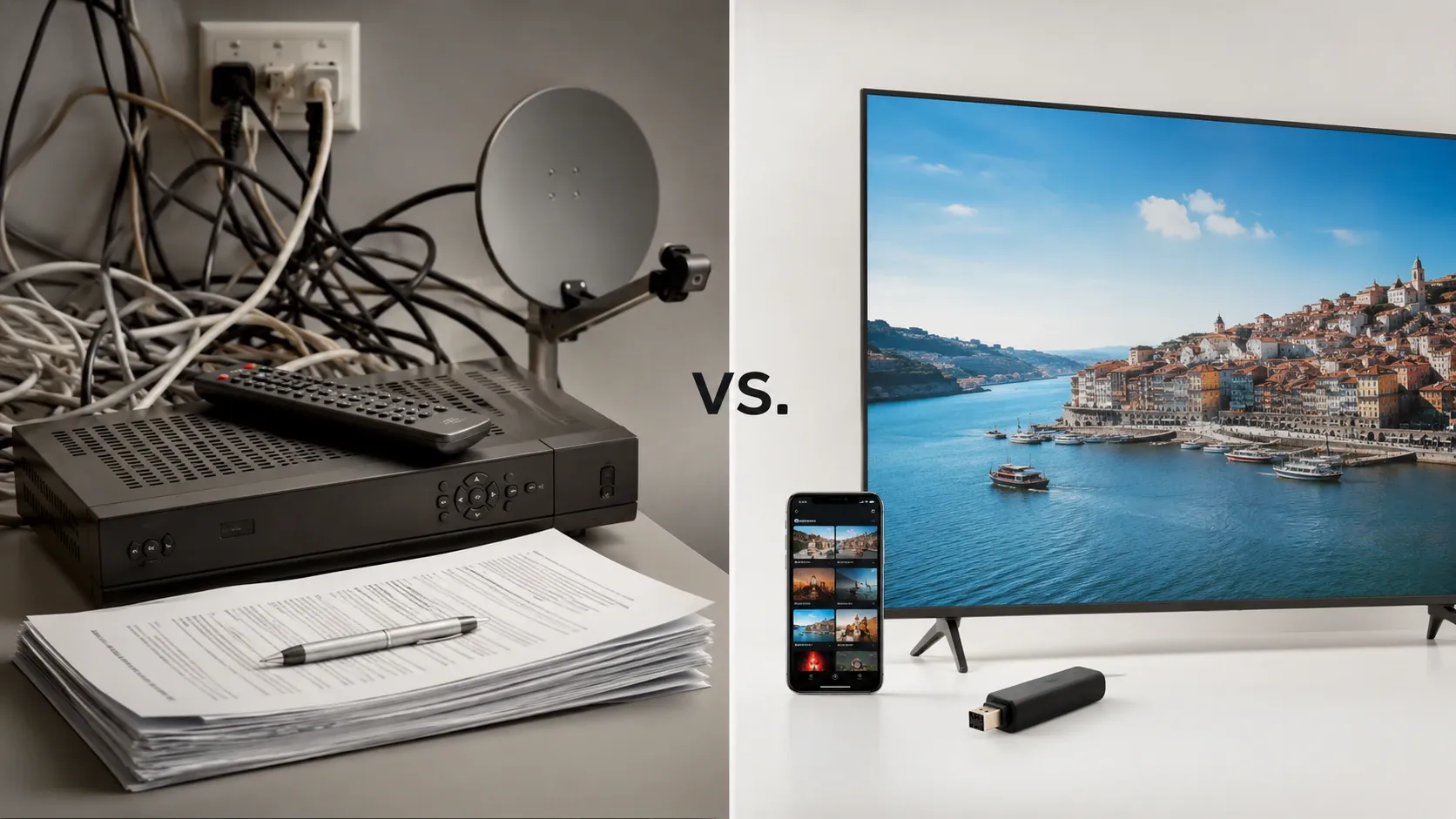 IPTV Tuga vs operadores tradicionais — comparação de preço e flexibilidade em Portugal