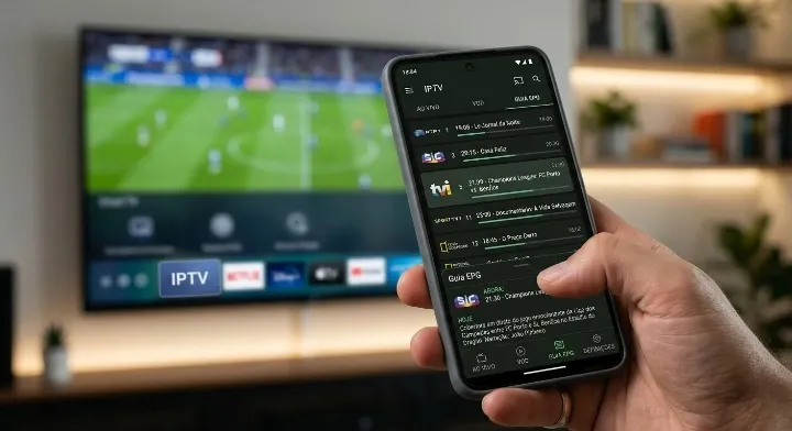 Configurar M3U IPTV com app IPTV Smarters e TiviMate em Portugal