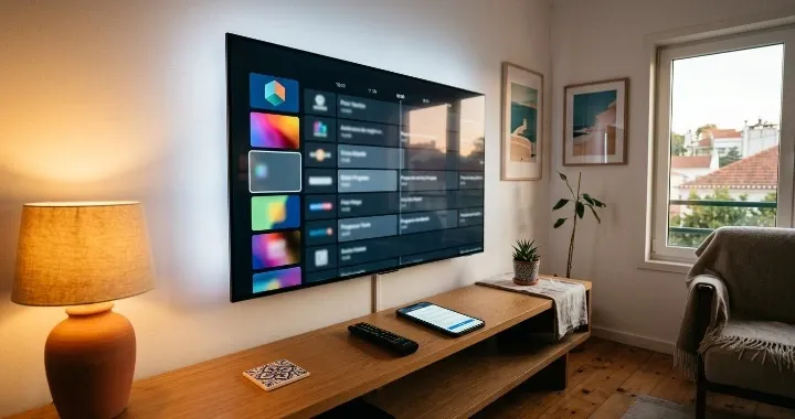 Net IPTV em Smart TV Samsung e LG — guia completo Portugal 2026