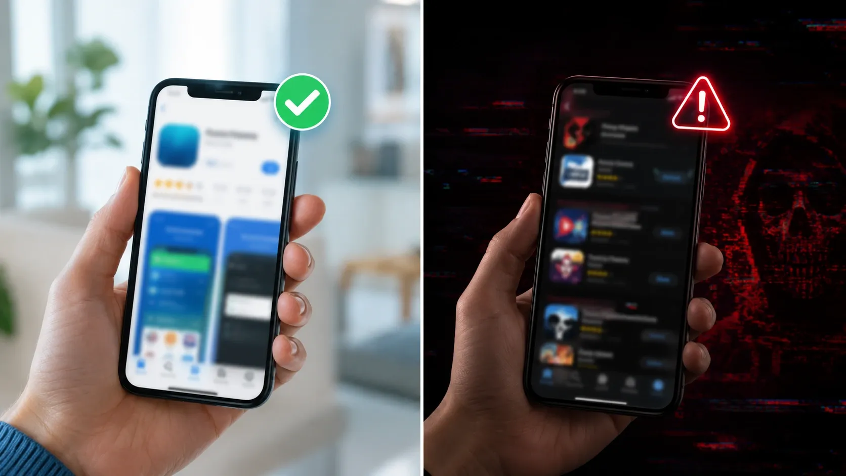 One Click IPTV seguro vs perigoso — apps oficiais contra apps pré-carregadas