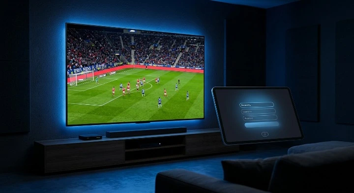 Xtream IPTV em Portugal: o que são as credenciais Xtream Codes, porque são mais estáveis que o M3U e como configurar em Smart TV, Android, Fire Stick e iOS. Guia 2026.